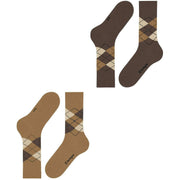 burlington-everyday-argyle-2-pack-socks---brown-sugar-beige-34598164