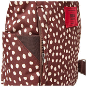 Roka Canfield B Small Recycled Canvas Backpack - Brown Spot