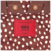Roka Canfield B Medium Recycled Canvas Backpack - Brown Spot
