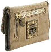 Campomaggi Cortona Stud Coin Purse - Cement Grey