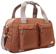 Roka Gatwick Medium Recycled Canvas Duffle Bag - Cinnamon Brown