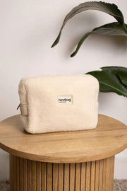 Hindbag Leon Teddy Toiletry Bag - Arctic White