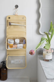 Stackers Small Hanging Wash Bag - Butter Yellow