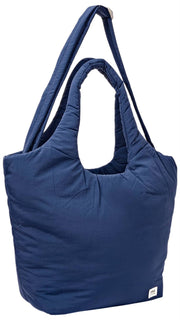 Roka Oxford Medium Taslon Shoulder Bag - Deep Cobalt Blue