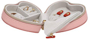 Stackers Heart Travel Jewellery Box - Pink