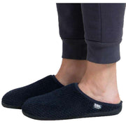 isotoner-swept-back-popcorn-mule-slippers---navy-34523475