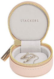 Stackers Oyster Travel Jewellery Box - Blush/Gold