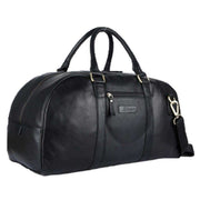 Ashwood Leather Travel Holdall - Black