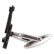 Zennor Acoustic Guitar Cufflinks - Brown/Black