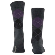 Burlington Edinburgh Socks - Grey/Black