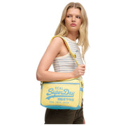 Superdry & Co Mini Alumni Crossbody Bag - Double Cream White/Blue
