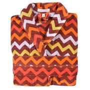 Bown of London New England Zig Zag Dressing Gown - Orange