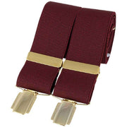 David Van Hagen Classic Brace - Burgundy