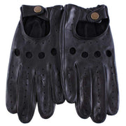 Dents Delta Leather Driving Gloves - Black