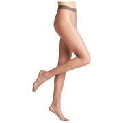 Falke Seidenglatt 15 Denier Tights - Iron Brown
