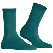 Falke Shiny Rib Socks - Sherwood Green