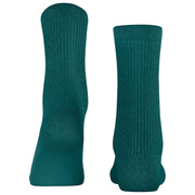 Falke Shiny Rib Socks - Sherwood Green