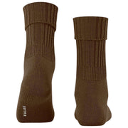 Falke Striggings Rib Boot Socks - Cappuccino Brown