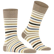 Falke Tinted Stripe Socks - Off White