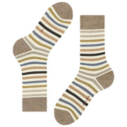 Falke Tinted Stripe Socks - Off White