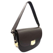 Franchetti Bond Valentina Flapover Bag - Chocolate Brown