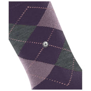 Burlington Marylebone Socks - Purple/Grey