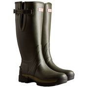 Hunter Balmoral Tall Adjustable Wellington Boots - Dark Olive Green