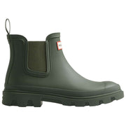 Hunter Downpour Chelsea Boots - Dark Olive Green