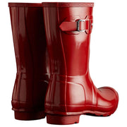 Hunter Original Short Gloss Wellington Boots - Military Red