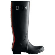 Hunter Original Tall Tri Colour Logo Wellington Boots - Black