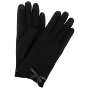 Isotoner Bow Detail Thermal Smartouch Gloves - Black