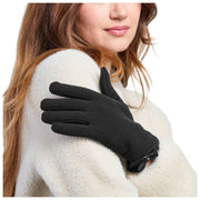 Isotoner Bow Detail Thermal Smartouch Gloves - Black