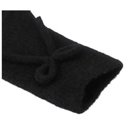 Isotoner Bow Detail Wool Blend Knitted Gloves - Black