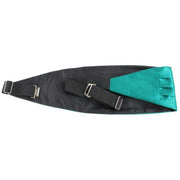 Knightsbridge Neckwear Bow Tie and Cummerbund Set - Teal