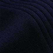 London Sock Company Simply Sartorial Ribbed Socks - Royal Navy
