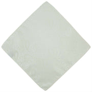 Michelsons of London Tonal Paisley Cravat and Pocket Square Set - Ivory
