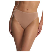 Natori Bliss Bare Cotton High Cut Brief - Buff Tan