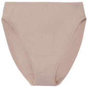 Natori Bliss Bare Cotton High Cut Brief - Caf  Tan