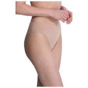 Natori Bliss Bare Cotton High Cut Brief - Caf  Tan