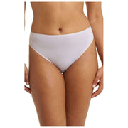 Natori Bliss Bare Cotton High Cut Brief - Sterling Silver