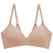 Natori Pretty Smooth Smoothing Wireless T-Shirt Bra - Buff Beige