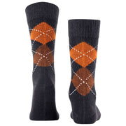 Burlington Preston Socks - Black/Orange