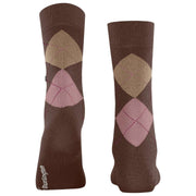 Burlington Marylebone Socks - Brown/Beige/Pink