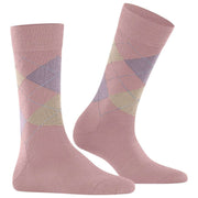Burlington Marylebone Socks - Pink/Beige/Purple