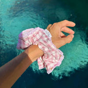Moon Nude Strawberry Scrunchie - Pink/Red