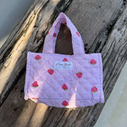 Moon Nude Strawberry Mini Shopper Bag - Pink/Red
