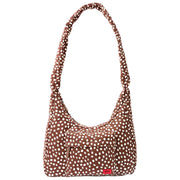 Roka Belsize Medium Cotton Canvas Crossbody Bag - Brown Dot