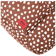 Roka Belsize Medium Cotton Canvas Crossbody Bag - Brown Dot