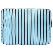 Roka Brick Lane Recycled Canvas Laptop Sleeve - Blue Stripe
