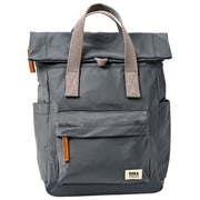 Roka Canfield B Small Recycled Nylon Backpack - Beluga Grey